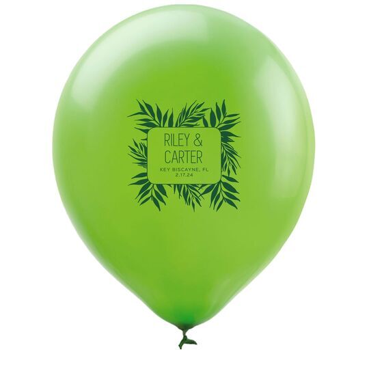 Palm Leaves Latex Balloons